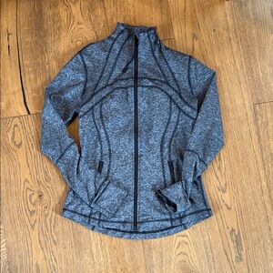 Lululemon Athletica Gray Performance Jacket Full-Zip